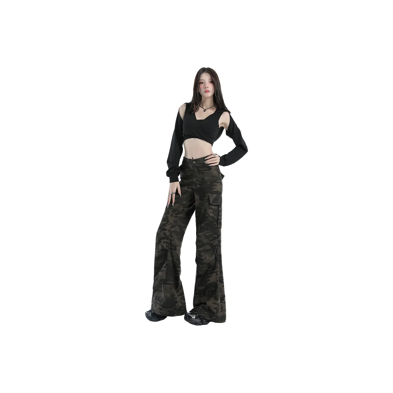 AIGE Женские Повседневные Брюки