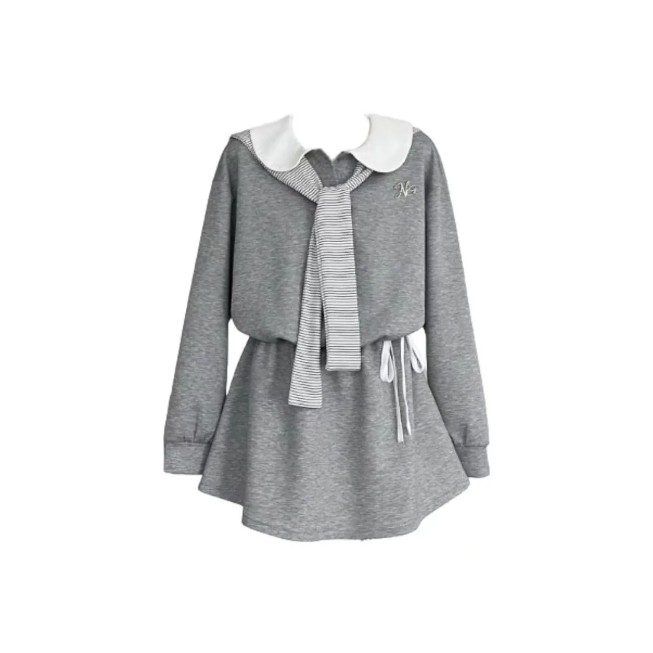 MA JOURNEE Длинное платье с длинными рукавами женское