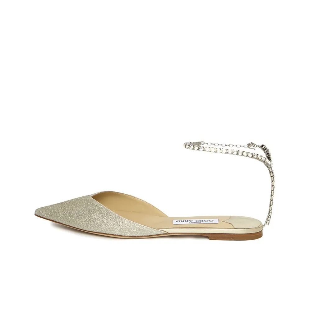 Jimmy Choo Saeda Women's Casual Shoes Women's Platinum