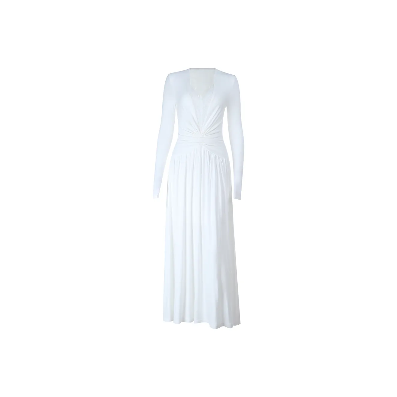 GRAYISMOON Длинное платье с длинными рукавами женское