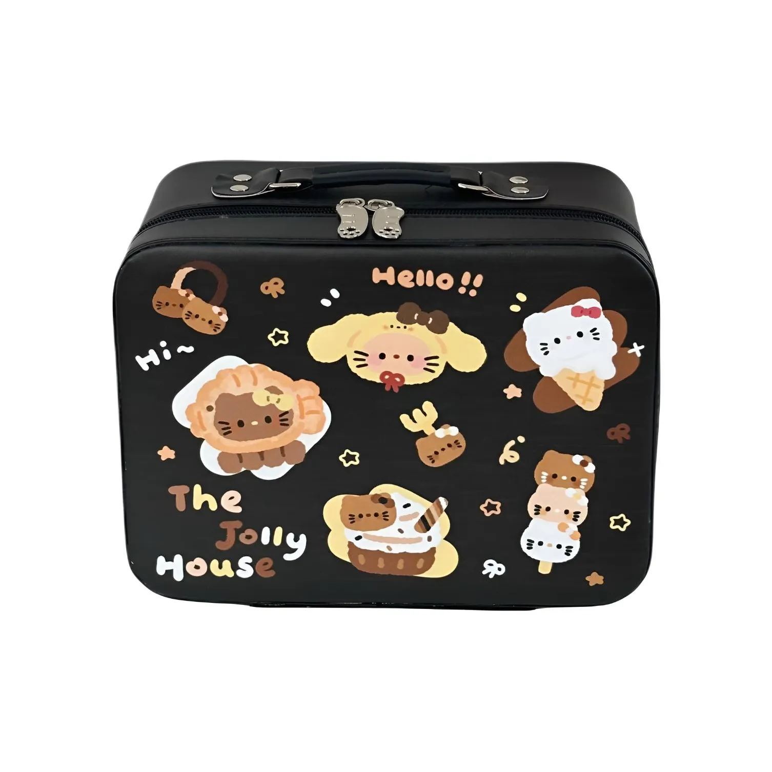 PureLove Милый Printed Сумка GOOD Looking Большой объем Уход за кожей Чемодан с Зеркальце Сумка