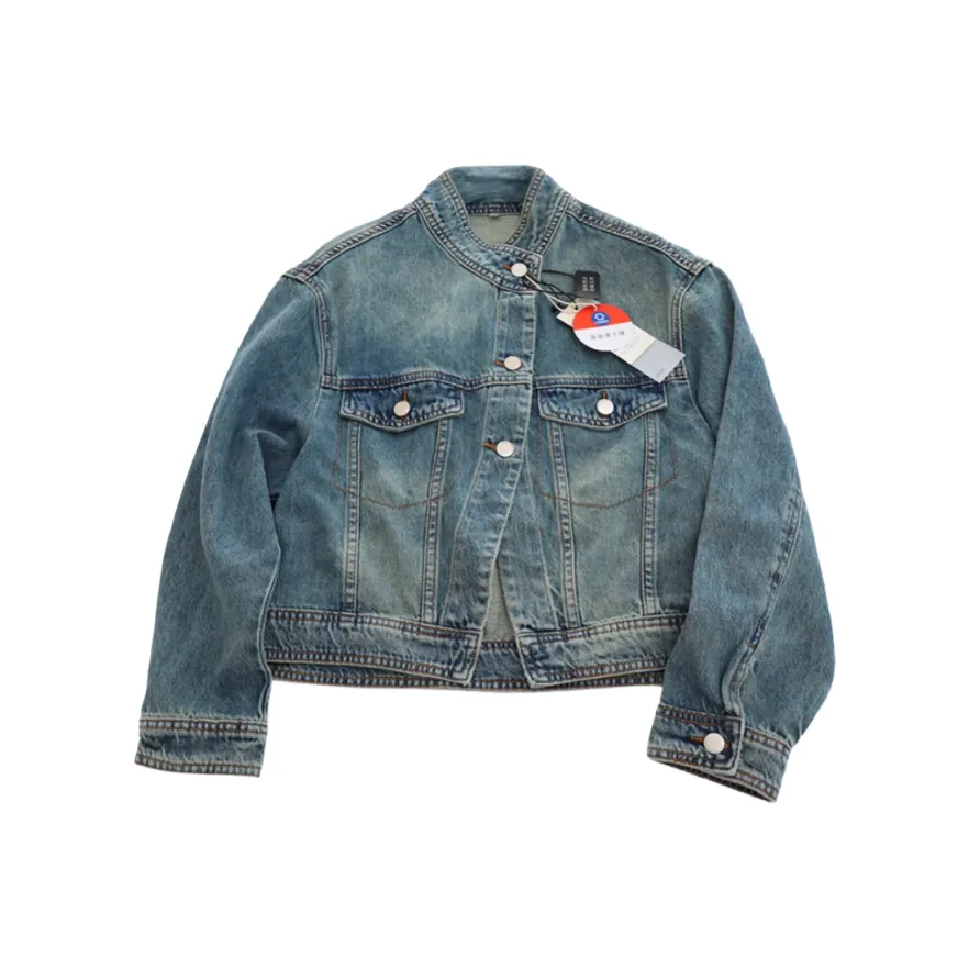 CAT'S PAW Синий Унисекс Джинсовые куртки