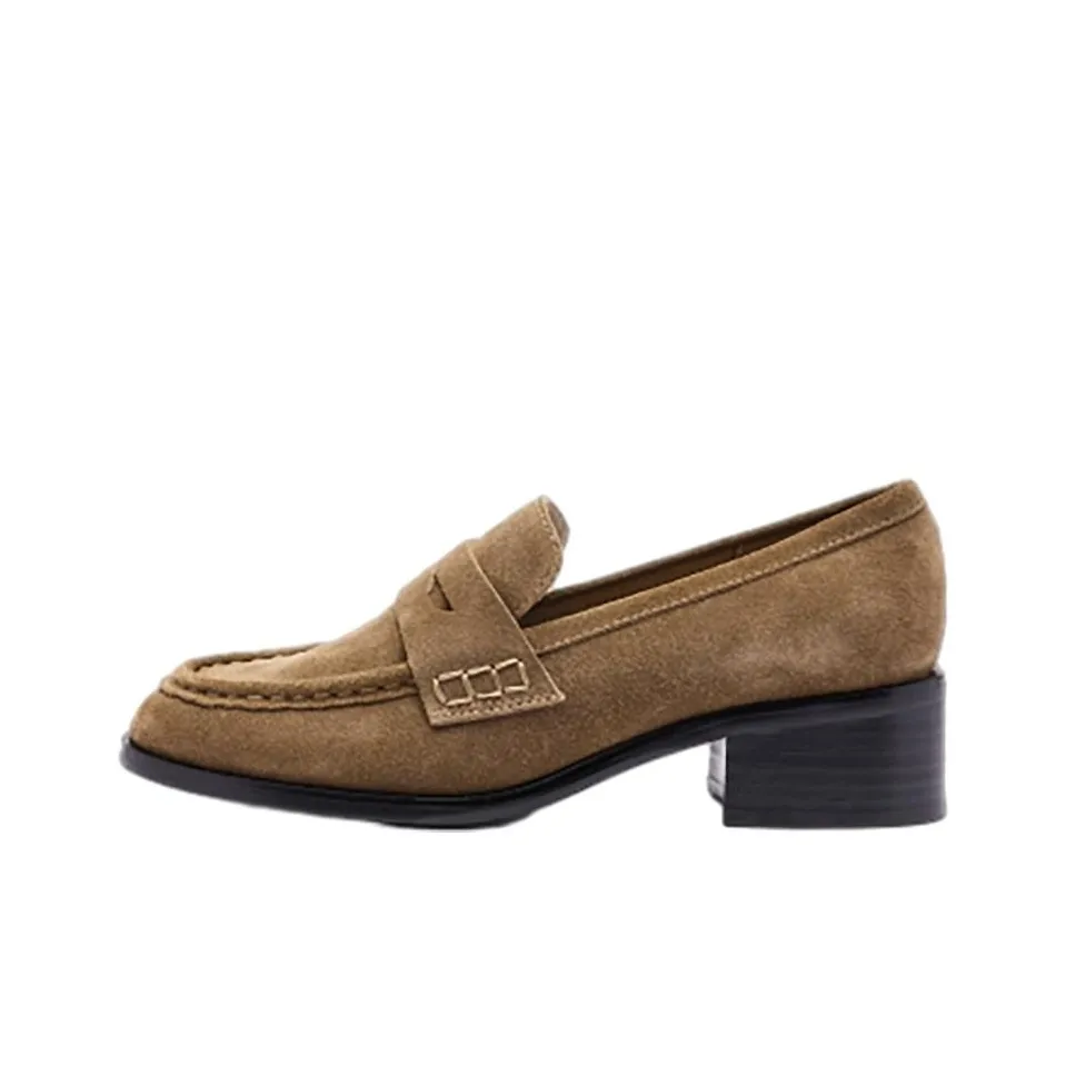 URBAN REVIVO Лоферы Кофейно-коричневый Женские