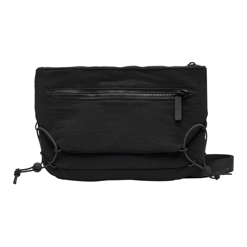 URBAN REVIVO Ткань Сумка через плечо Мужская Черная