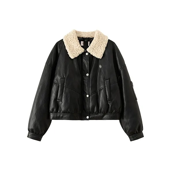 CHUU Черный Женский Пуховик