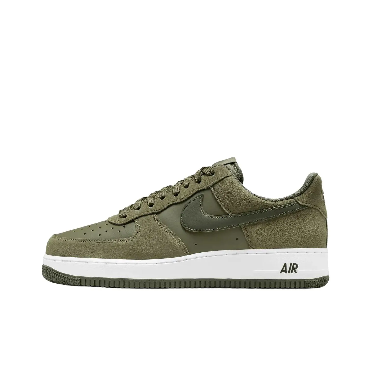 Nike Air Force 1 Скейтборд Кроссовки Унисекс Зеленый Белый