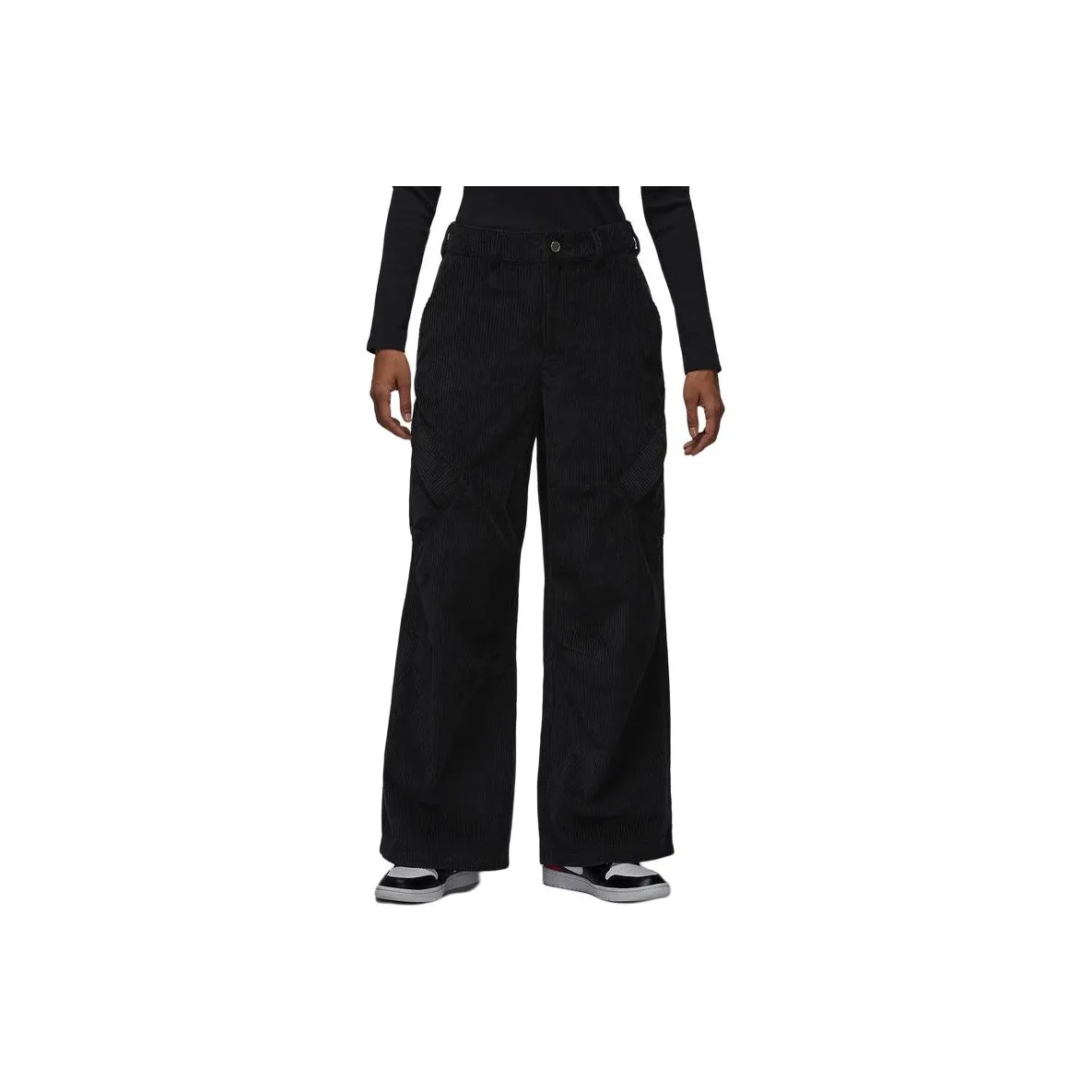 JORDAN Черные Женские Повседневные Брюки