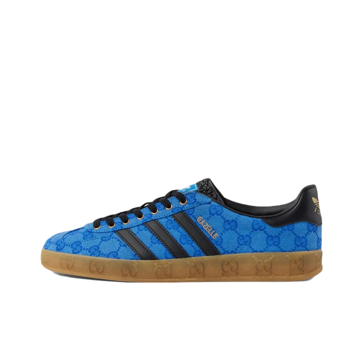 Adidas Originals X GUCCI Skateboard Shoes Men Low Top Blue/Black