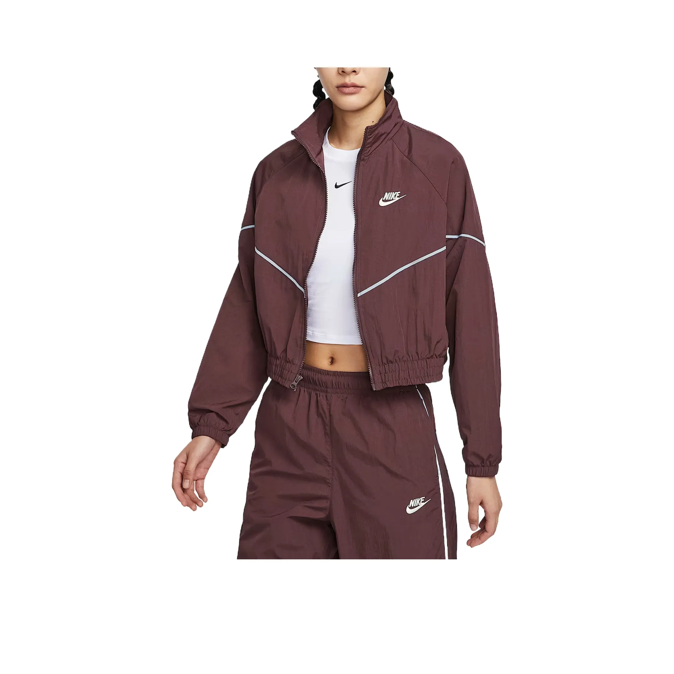nike Sportswear Бордовый Красный Женский Куртка