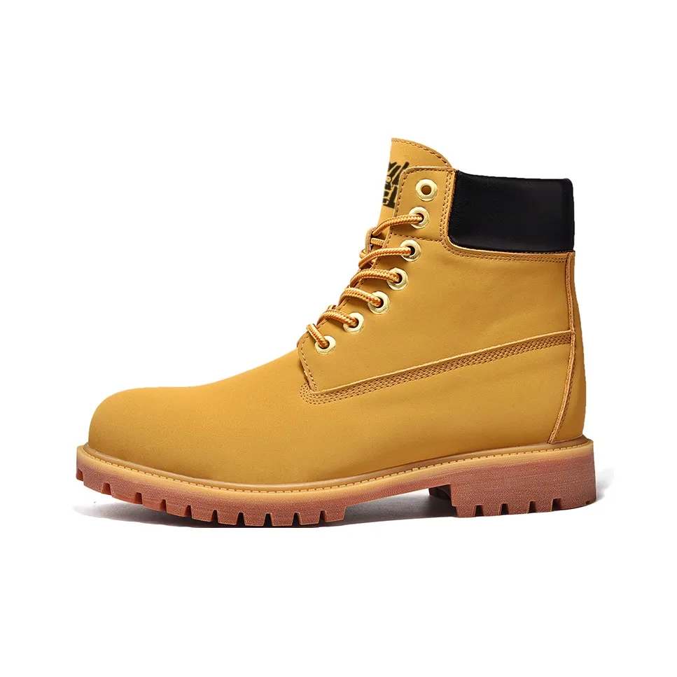 DEVIL AND ANGEL Желтые ботинки Martin Boot Унисекс