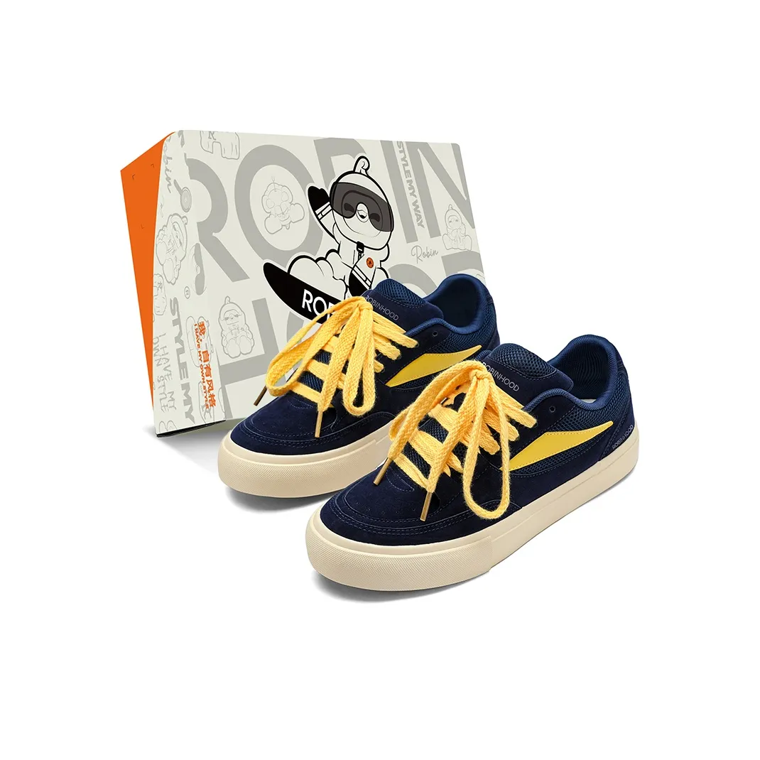 ROBINHOOD Износостойкий Легкий Дышащий и Противоскользящий. Низкий Топ Скейтборд Кроссовки Мужские