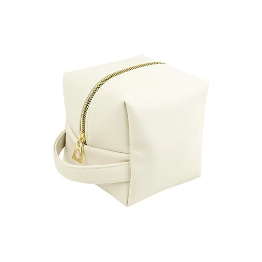 FANLUOKE Кремовая кожа большая емкость премиум Feel переносная косметичка