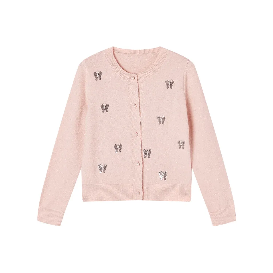 XIANGYING Светло-розовые Женские Свитера