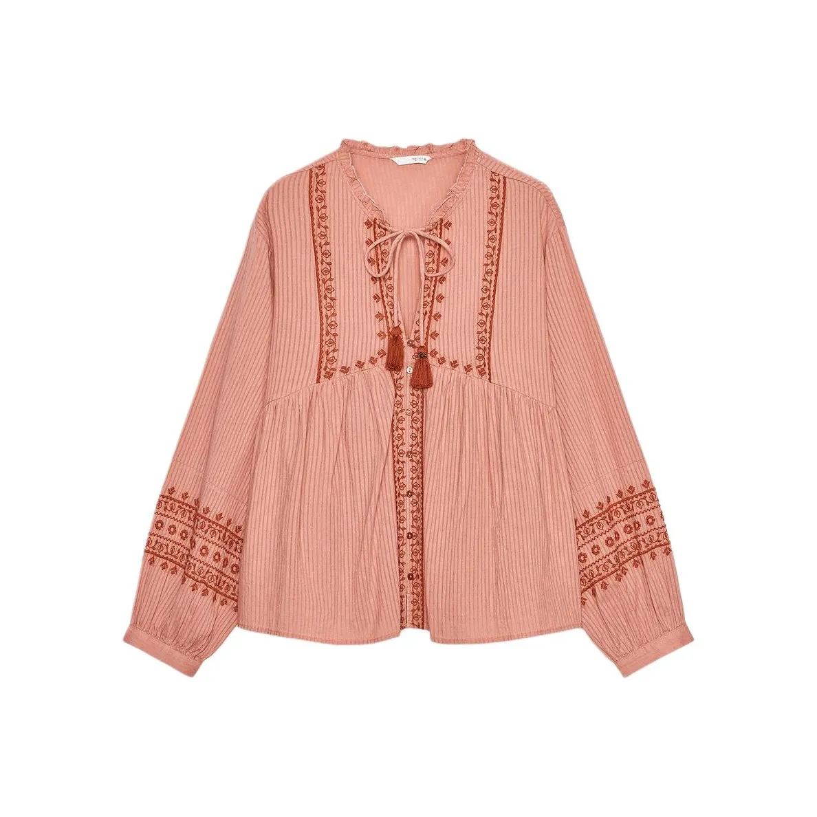 ZARA Бургунди Женские Рубашки