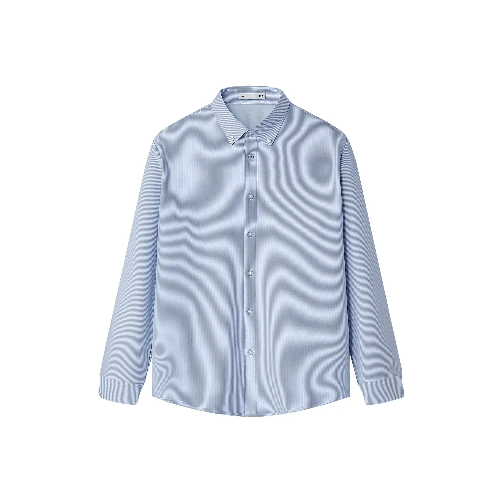 HLA Светло-синие полосы 8E Мужские рубашки