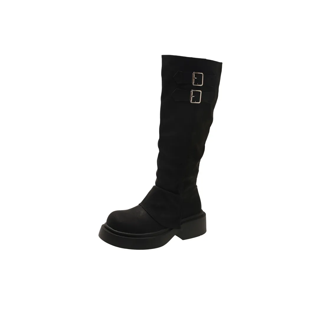 KLJK Женские высокие сапоги до колена