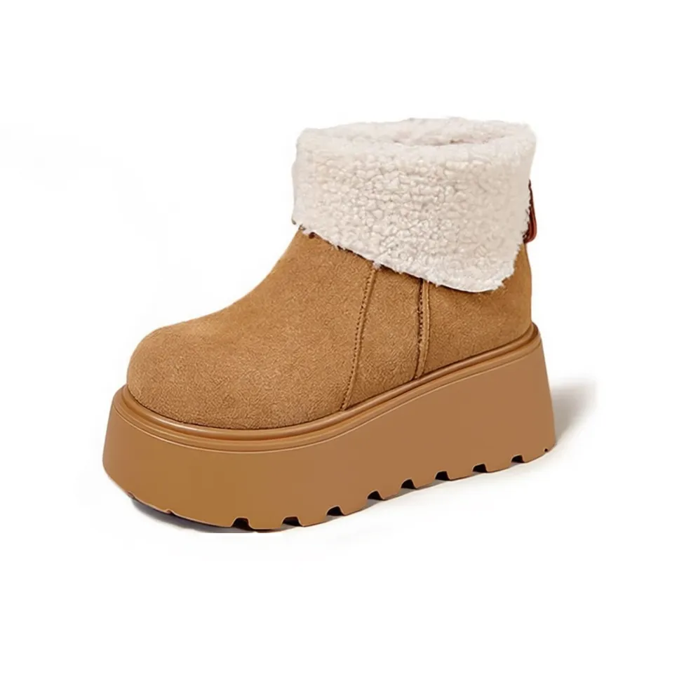 OLDDESIRE Сноубутсы Винтажный Коричневый Женский