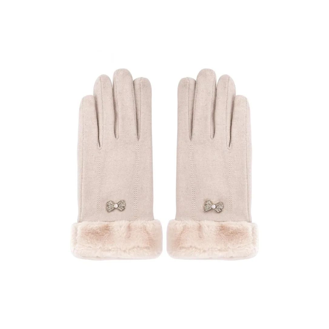 Kangaroo Оболочка 70% шерсть 30% полиэстер Край с флисом Подкладка из искусственного меха 100% полиэстер Перчатки Женские