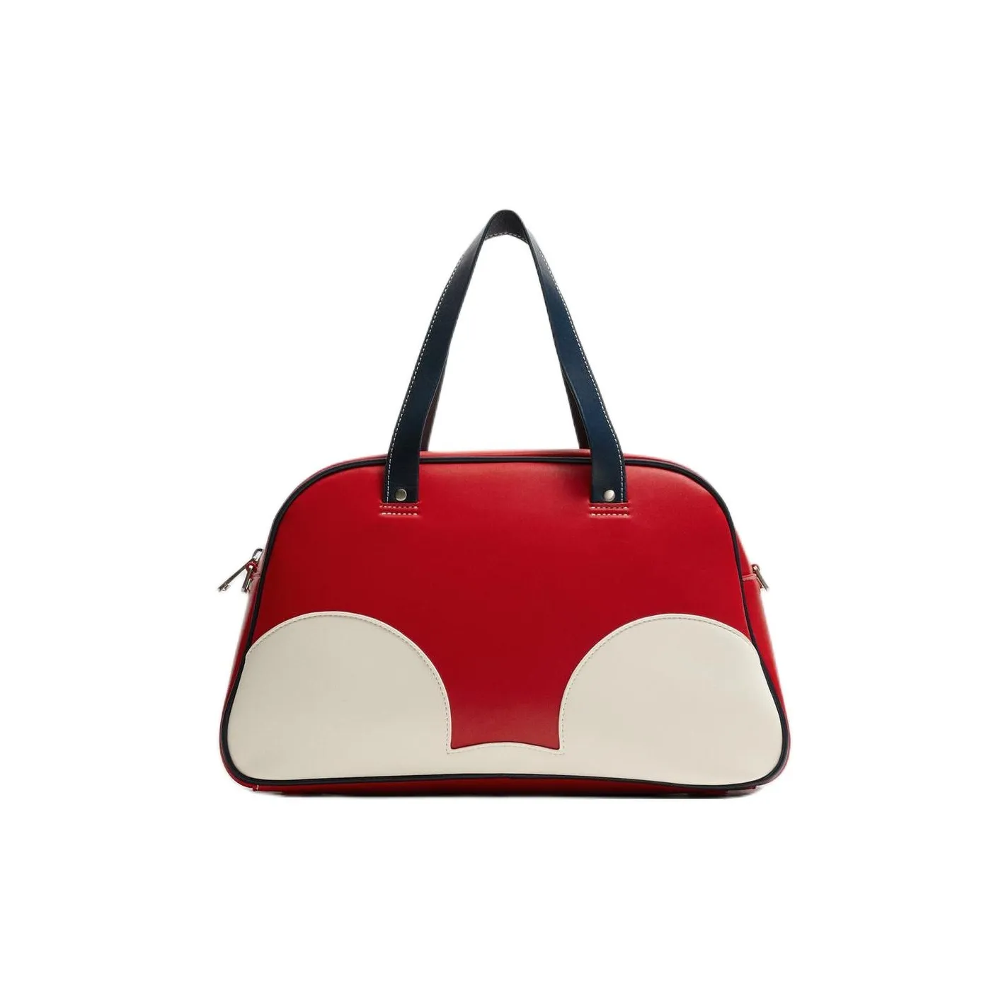 ZARA Disney Коллаборация Полиуретан Сумка Мини Детский Красный Бежевый