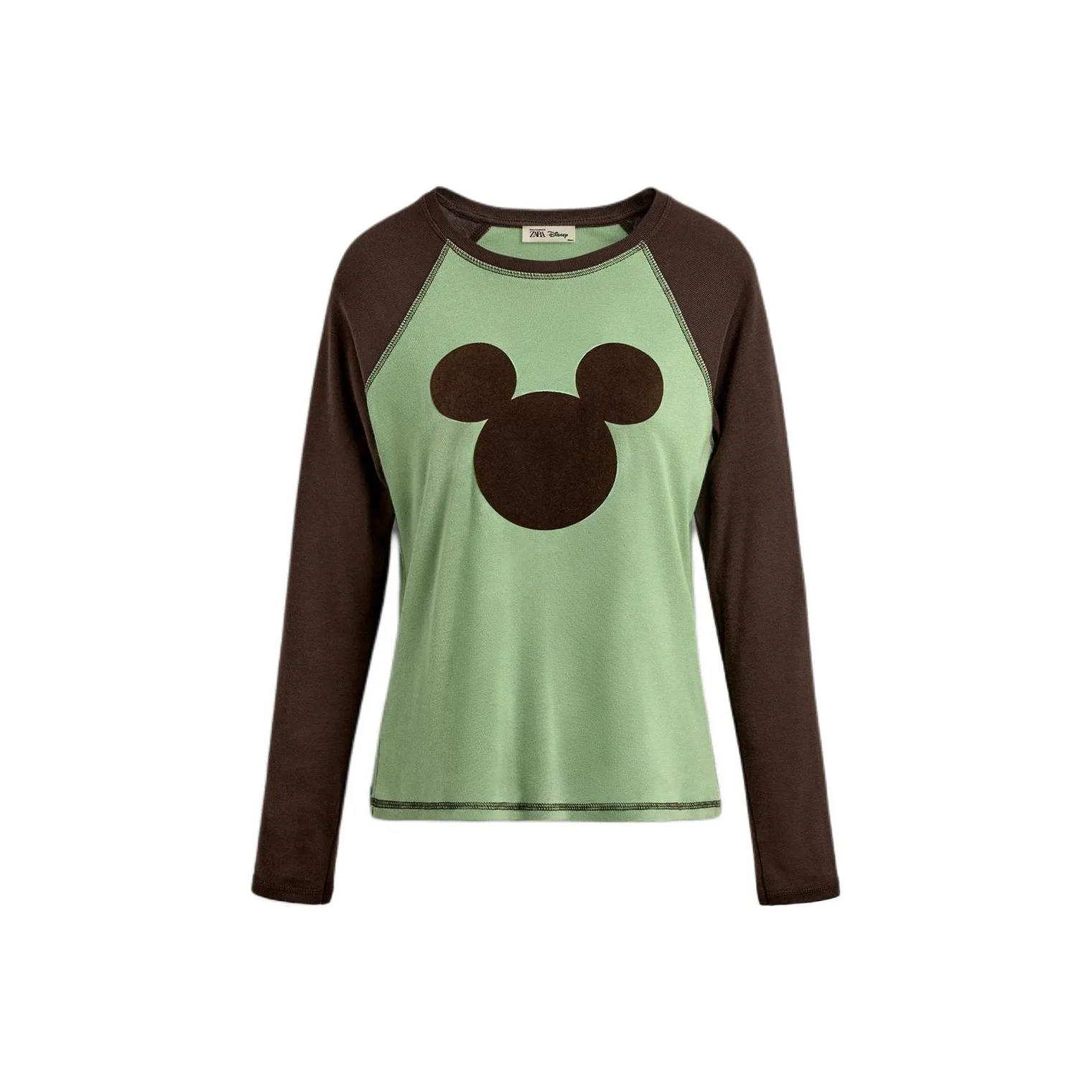 ZARA X Disney X HARRY LAMBERT HARRY LAMBERT Co Бренд FW25 Реглан рукав T-рубашка Женская