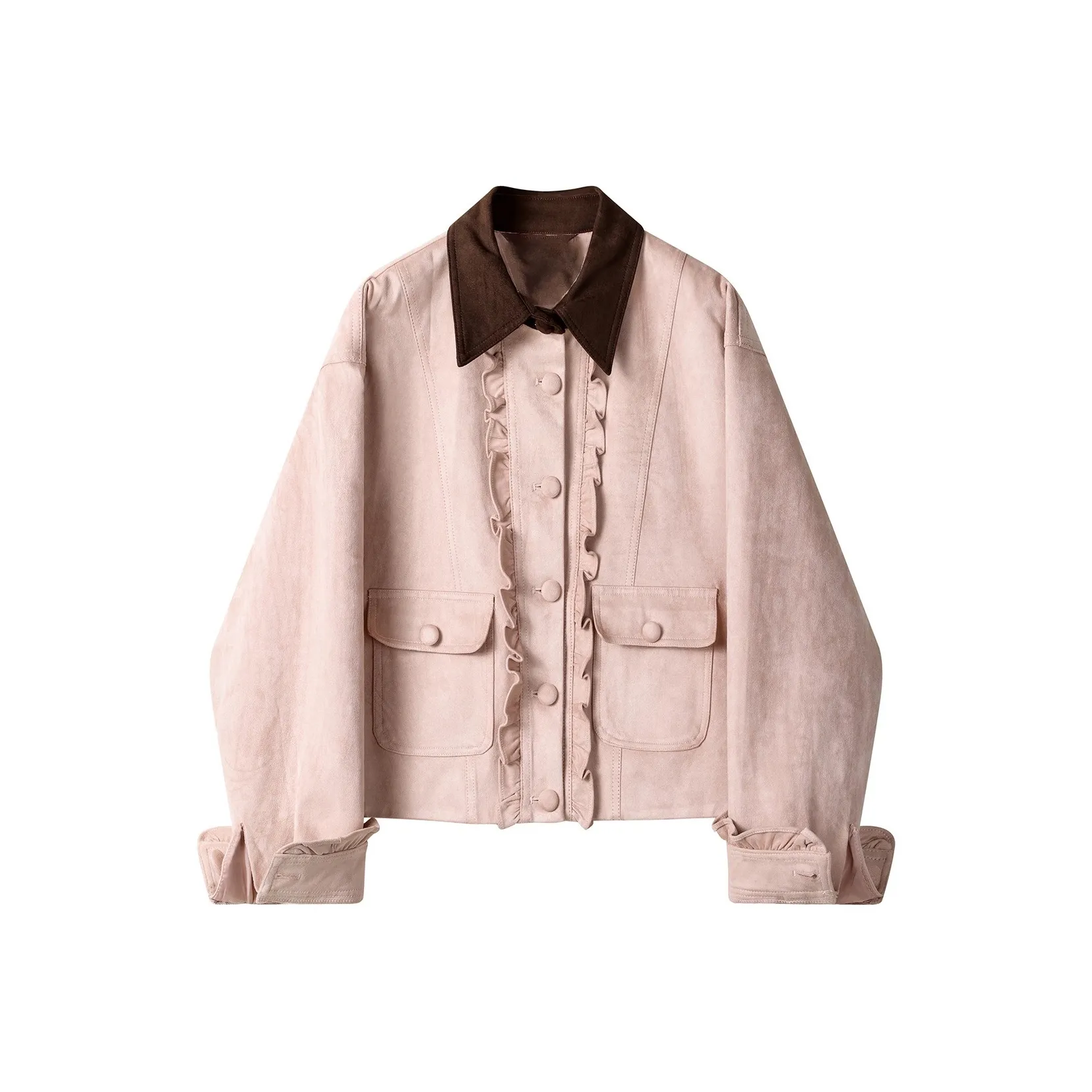 ABBY GODDESS Осенняя куртка женская розовая