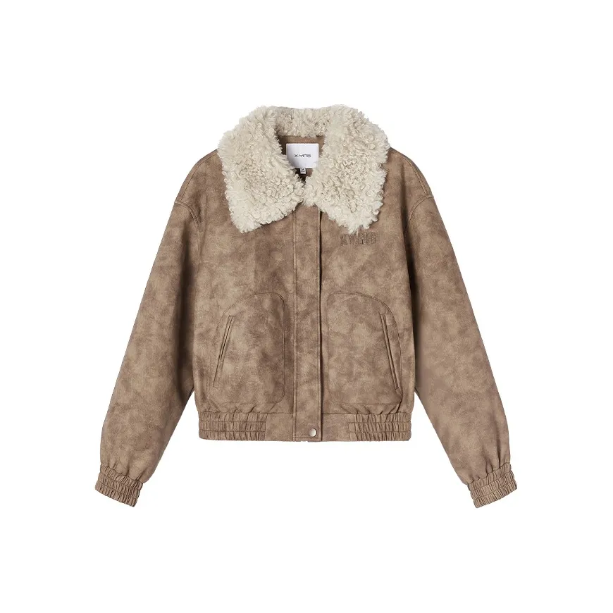 XIANGYING Кожа Куртка Женская