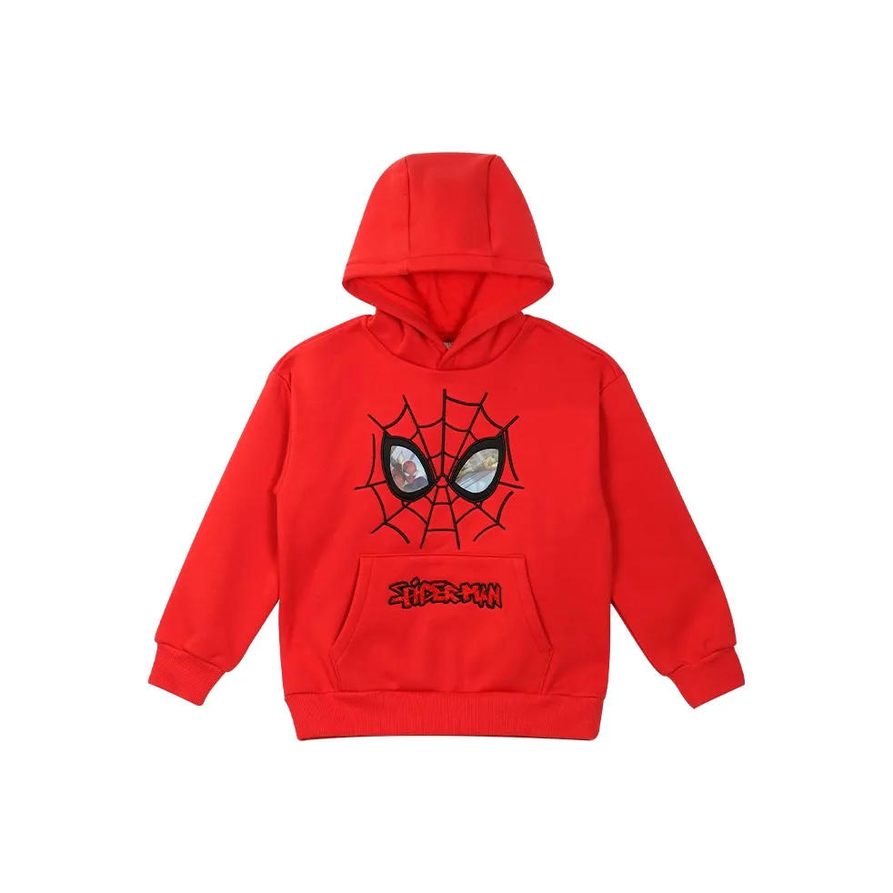 IKALI Свитшот Осенний Зимний Утолщенный и с флисовой подкладкой для детей