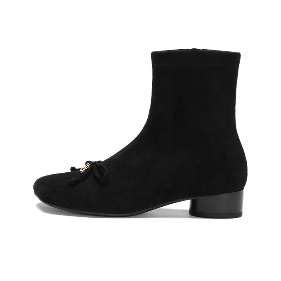 LE SAUNDA Ботильоны Трюфельный Черный BKF Женские