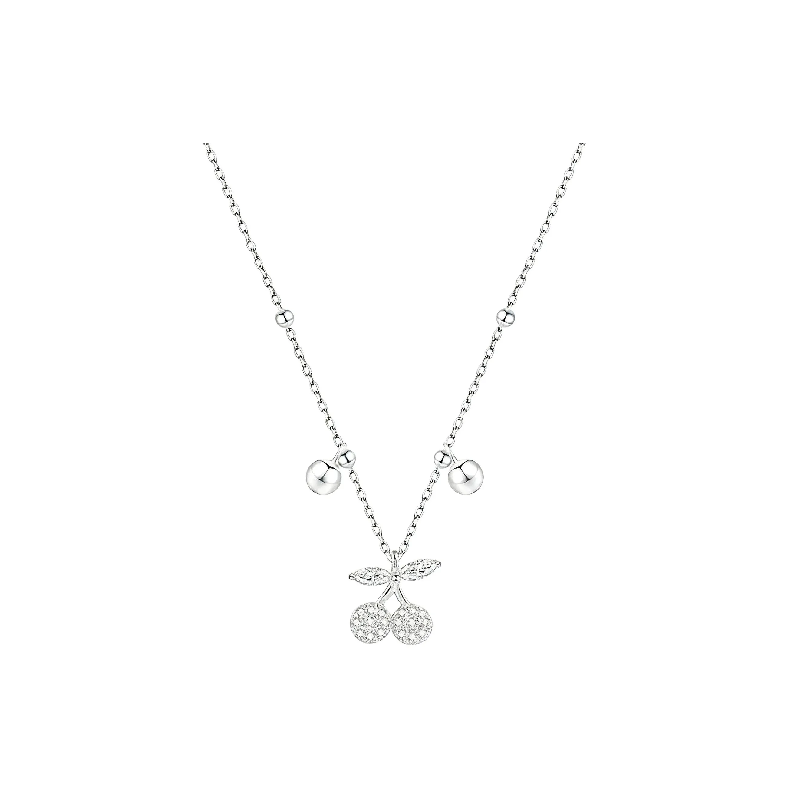 Cuz Strange Intention Циркон Ожерелья Женское Серебро