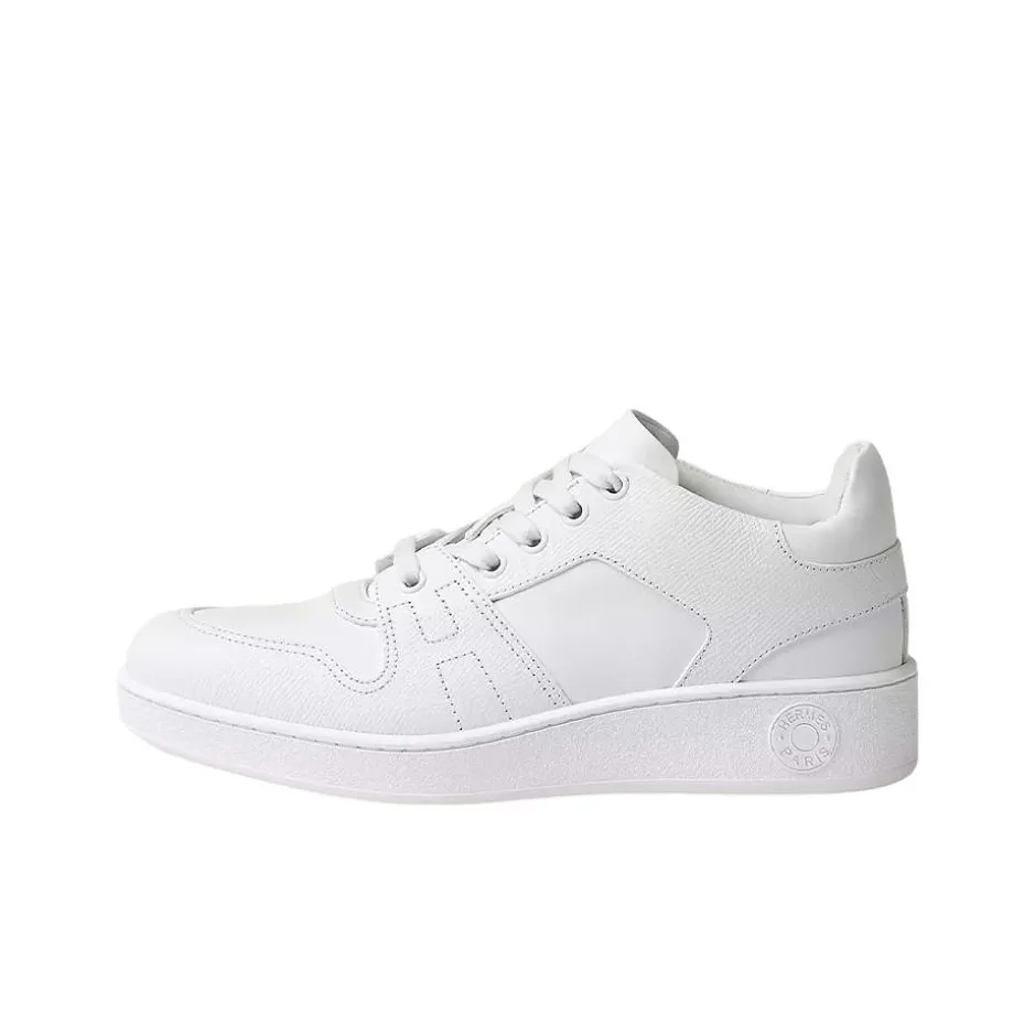HERMES Skateboard Shoes Women's Low Top White