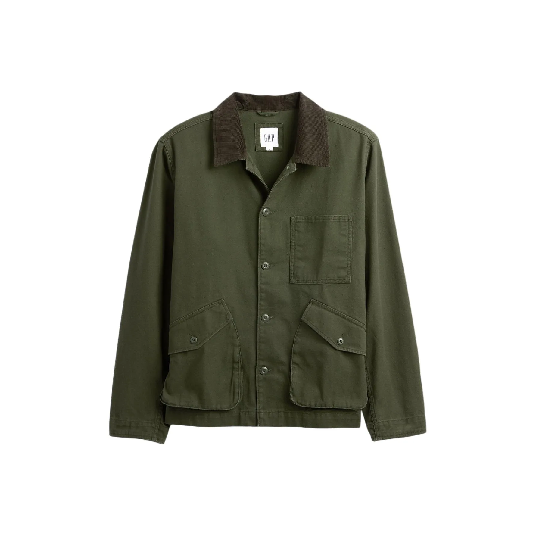 GAP Оливково-зеленый Мужские Куртки