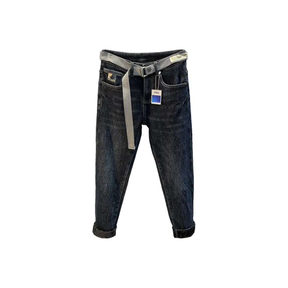 CAT'S PAW Синий Унисекс Джинсы