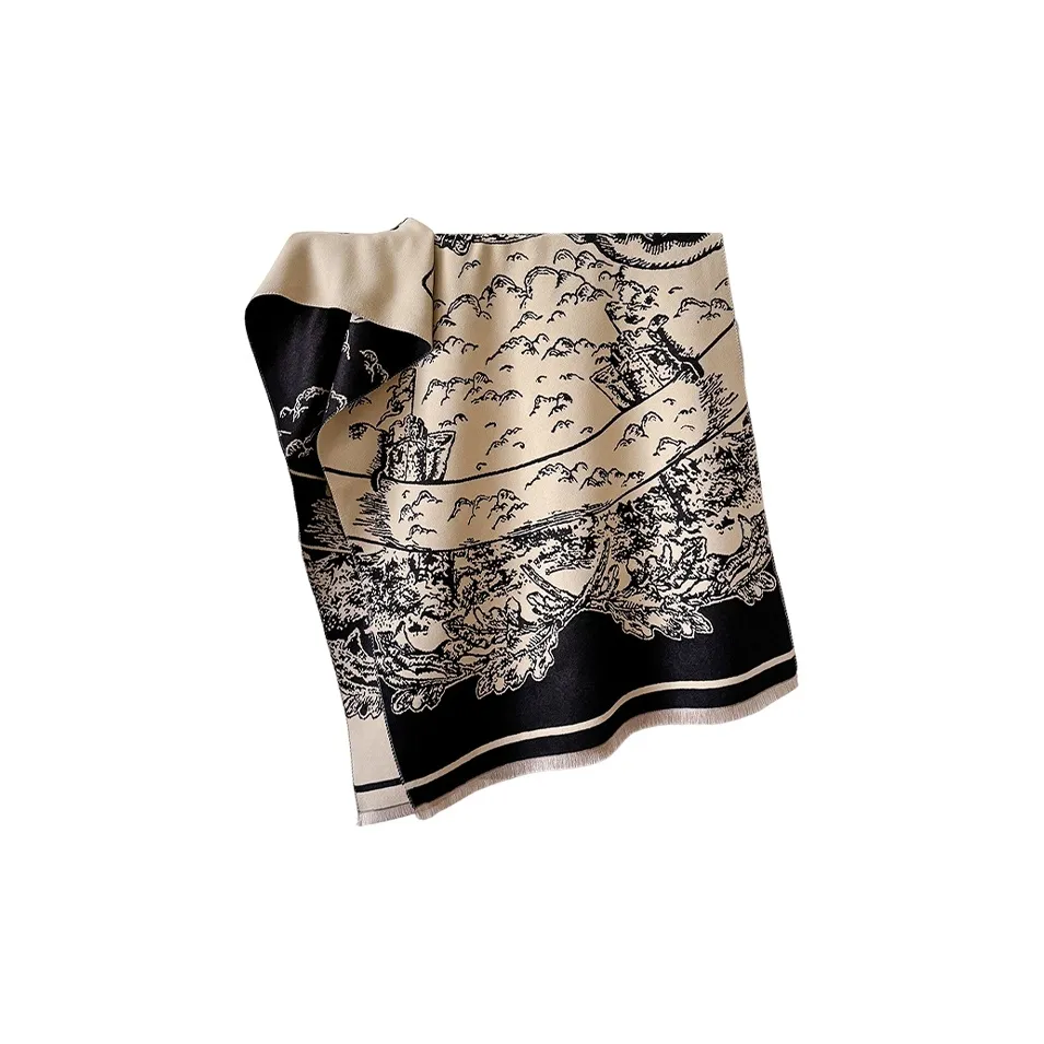 MUYKUY Шарфы из искусственного кашемира для женщин