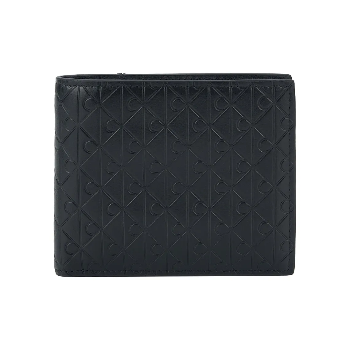 Calvin Klein Кошелек из коровьей кожи Мужской Космос Черный