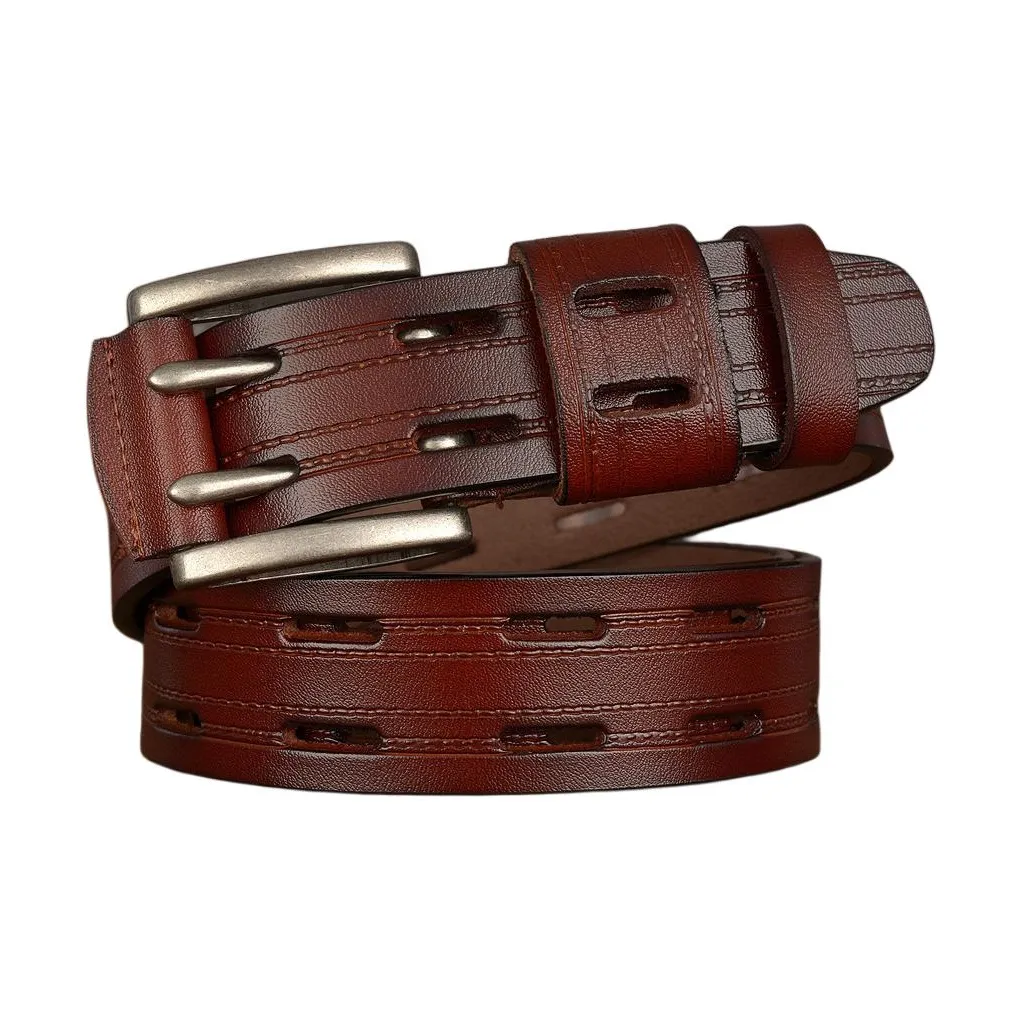 Devanro Ремни из коровьей кожи мужской 3,8 см