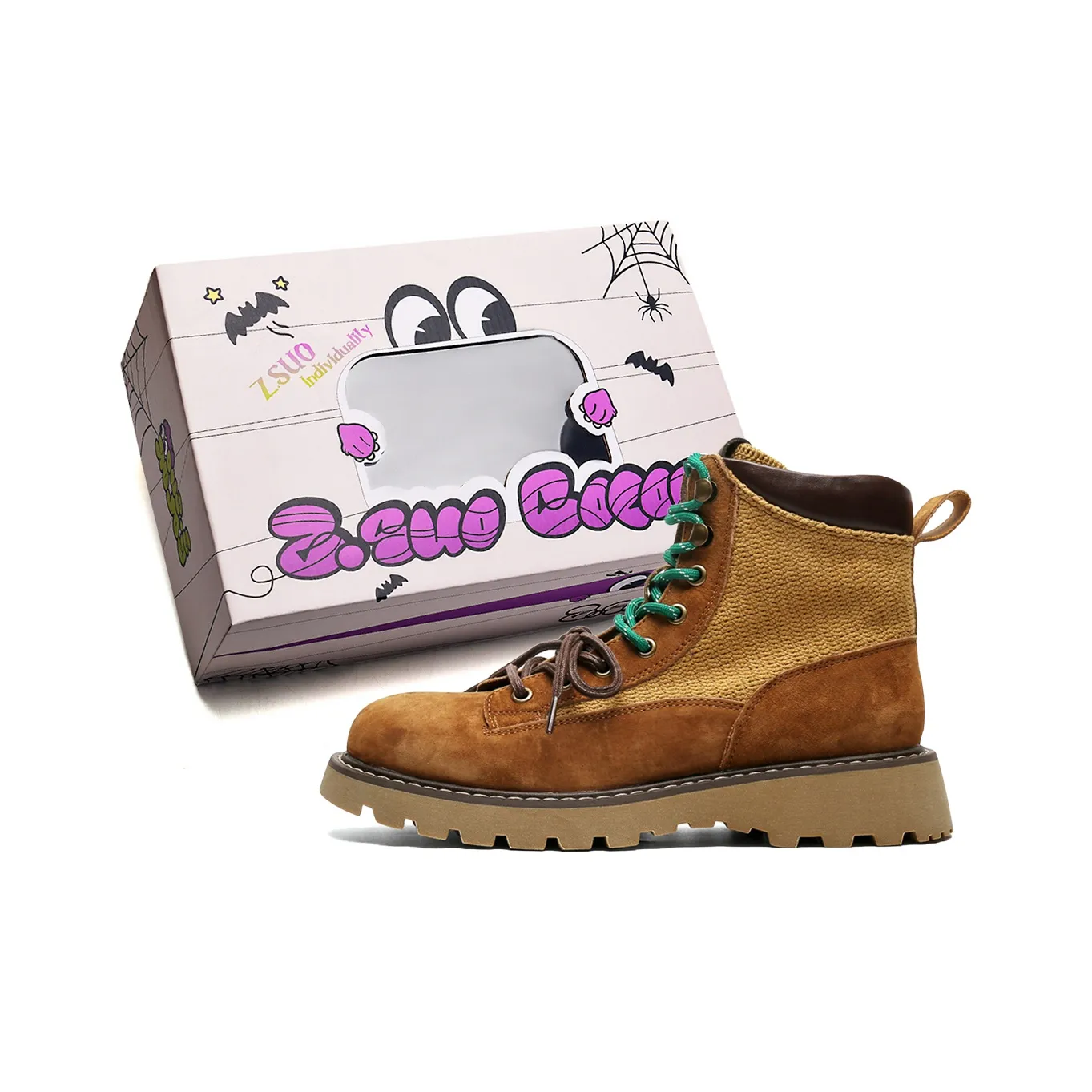 Z.SUO Martin Boots CAMEL Unisex