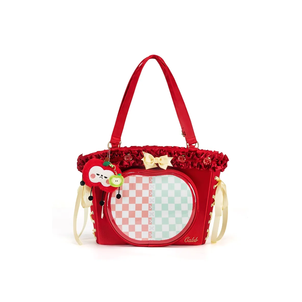 THE JUNCO Satin It-Bag Женская Бордовый