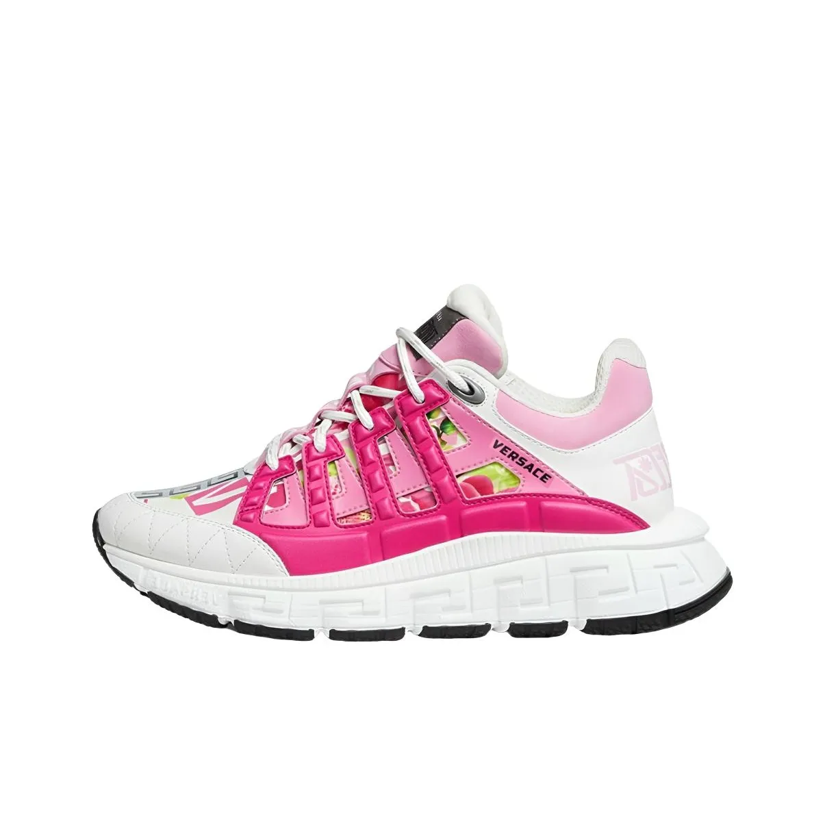 VERSACE Trigreca Casual Shoes Women's Low Top Pink