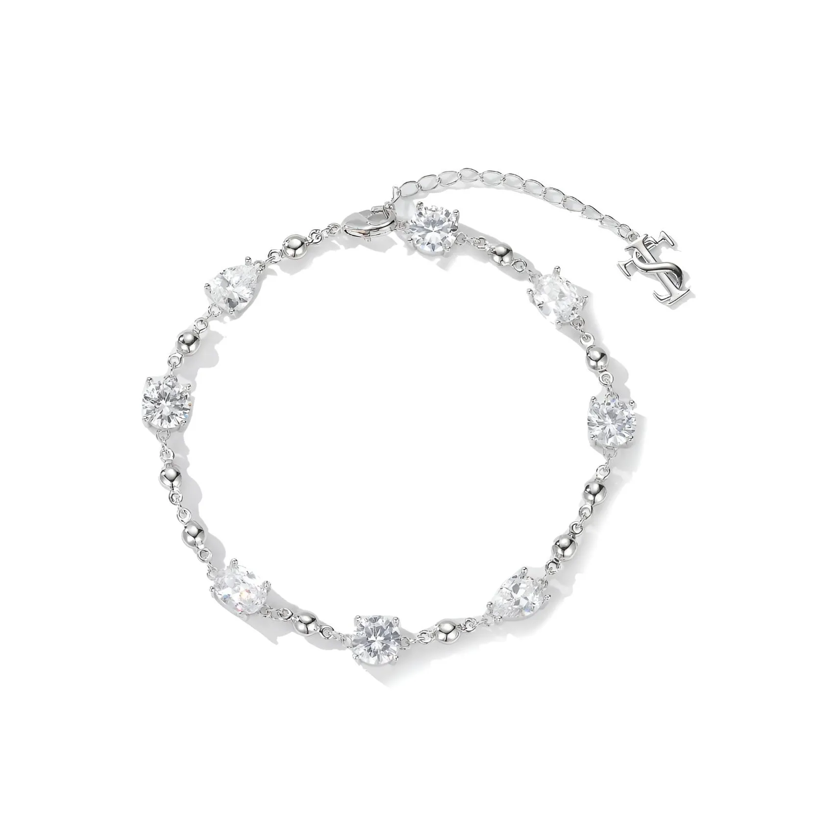 GUDUD Цветное стекло Нефритовые браслеты Унисекс