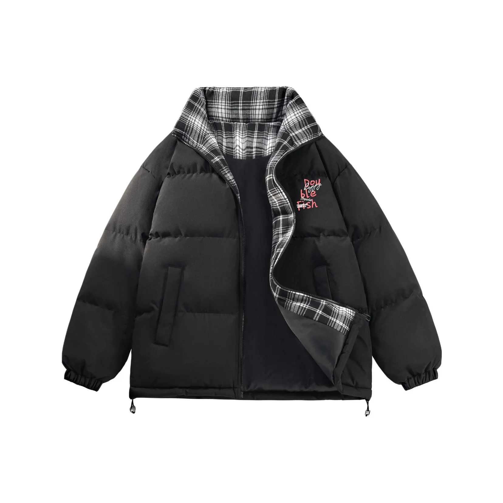 DOUBLEFISH Хлопковый пуховик унисекс
