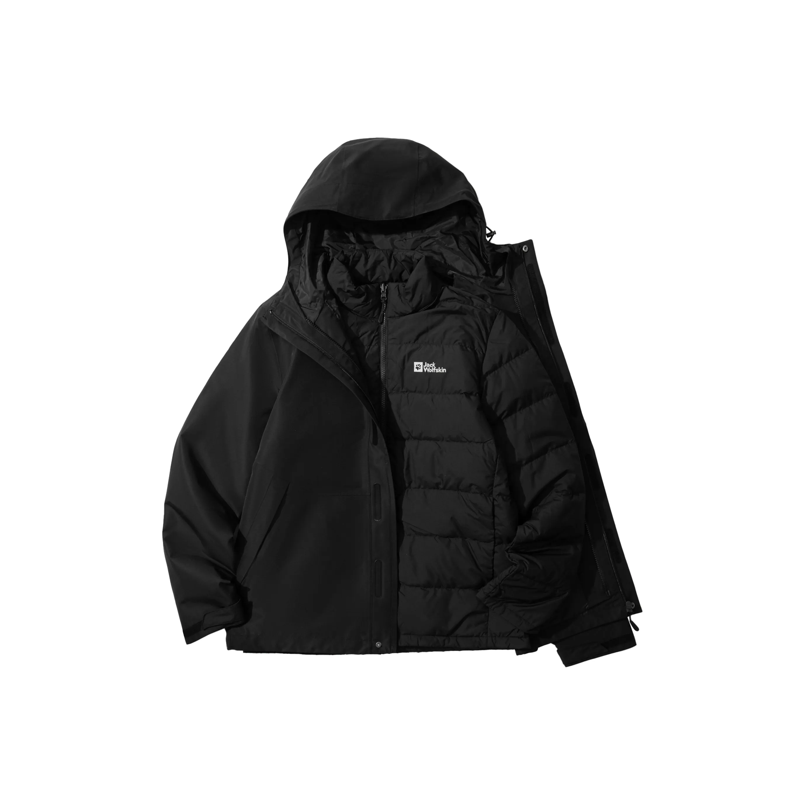 Jack Wolfskin Водонепроницаемый Ветрозащитный Быстросохнущий Водонепроницаемый Ветровка Унисекс