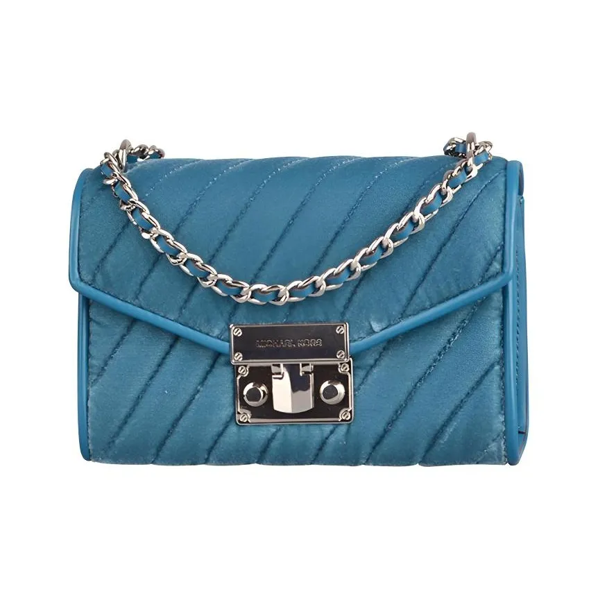 MICHAEL KORS MICHAEL KORS Luggage Collection Велюр Сумка через плечо Сумка на плечо Женская Павлиний синий