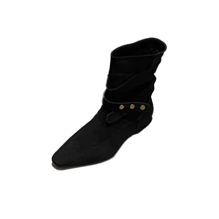 Wuji Модные и Крутые MID Ботинки на Голень Женские