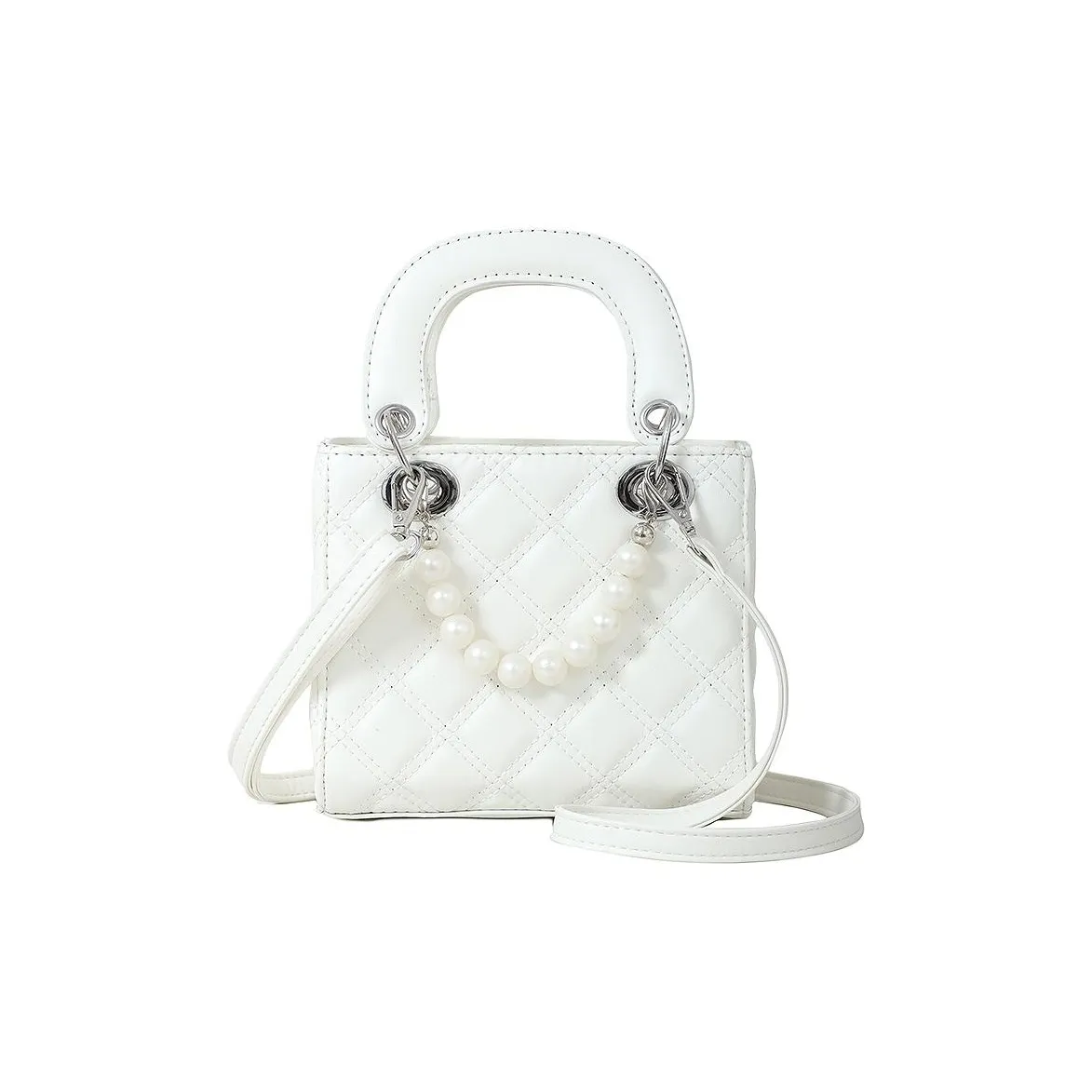 NATTY ПУ (полиуретан) Сумка Маленькая Женская Белая Черная Розовая Синяя