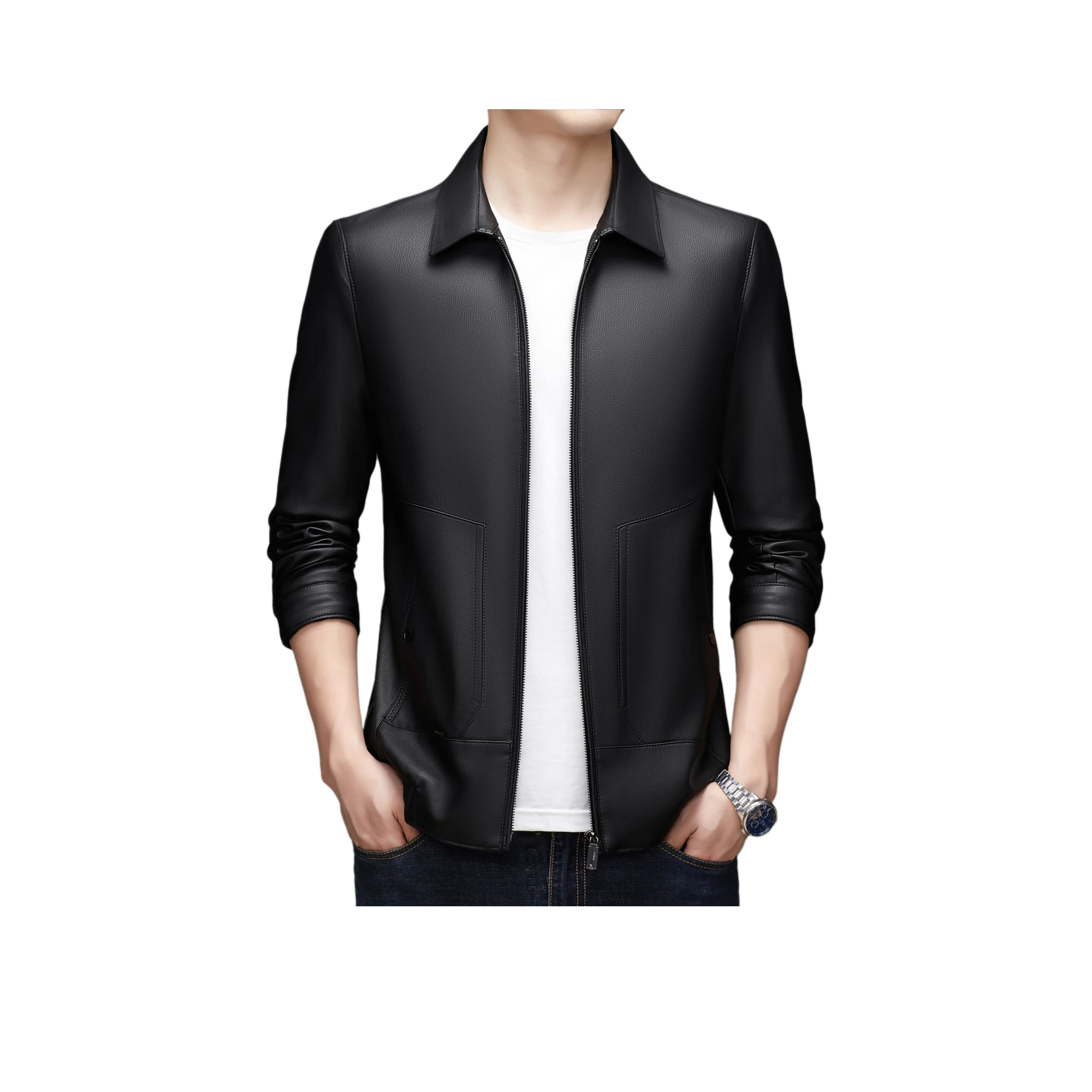 PIERRE CARDIN Кожа Куртка Унисекс