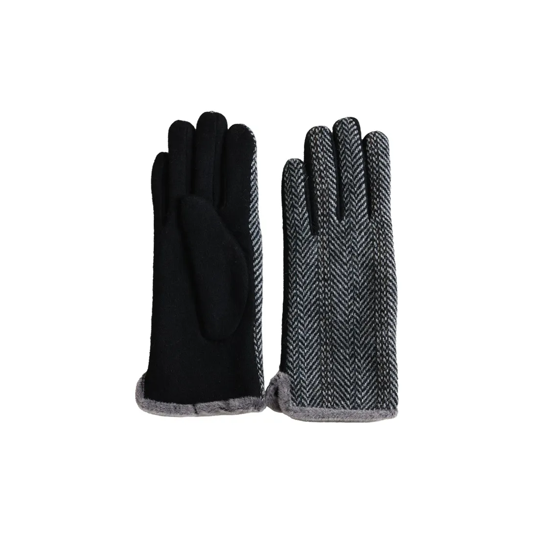 Lagur Вязаные перчатки из смешанной шерсти унисекс