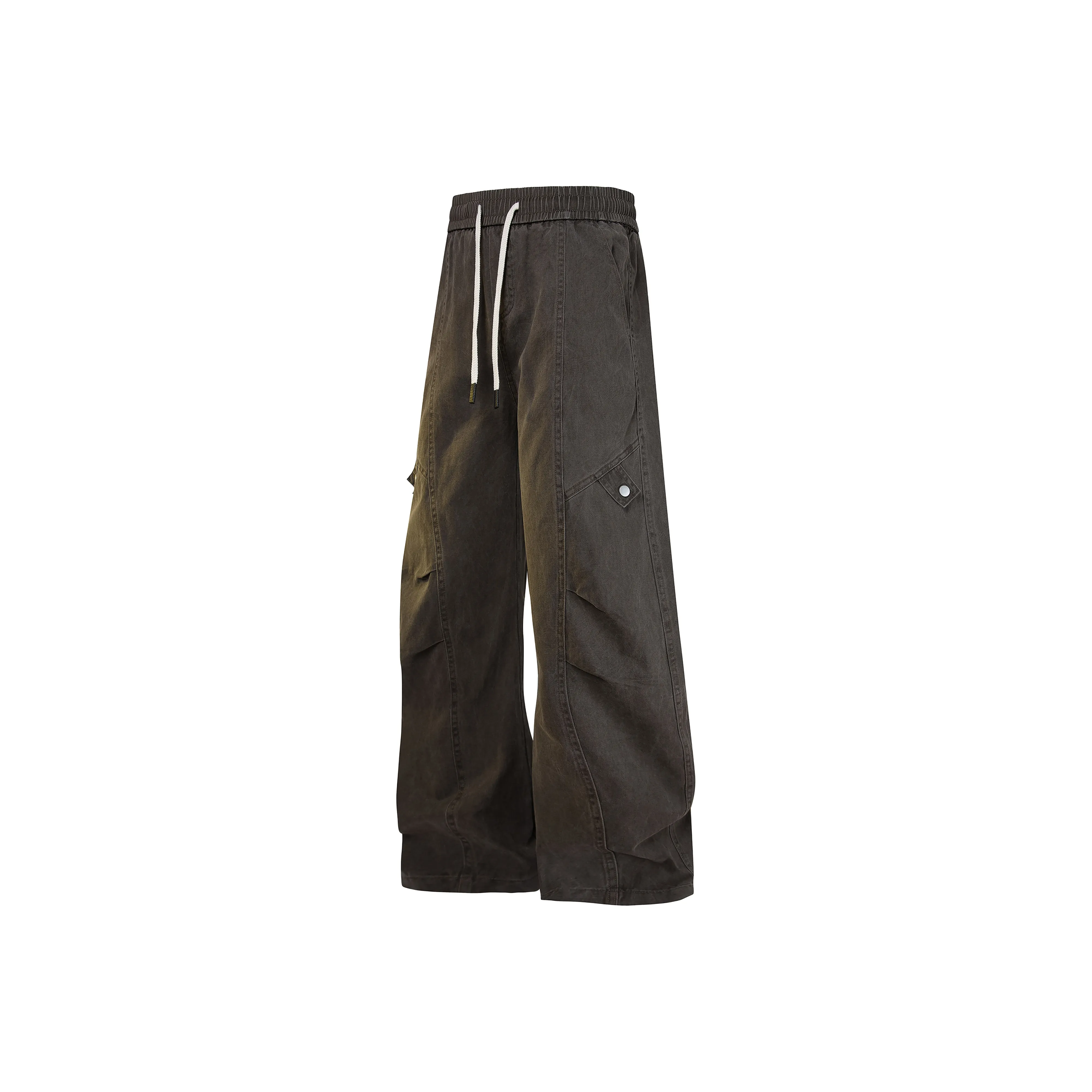 FAIRWHALE Удобные Плавные Широкие Брюки Свободного кроя Карго Брюки Унисекс