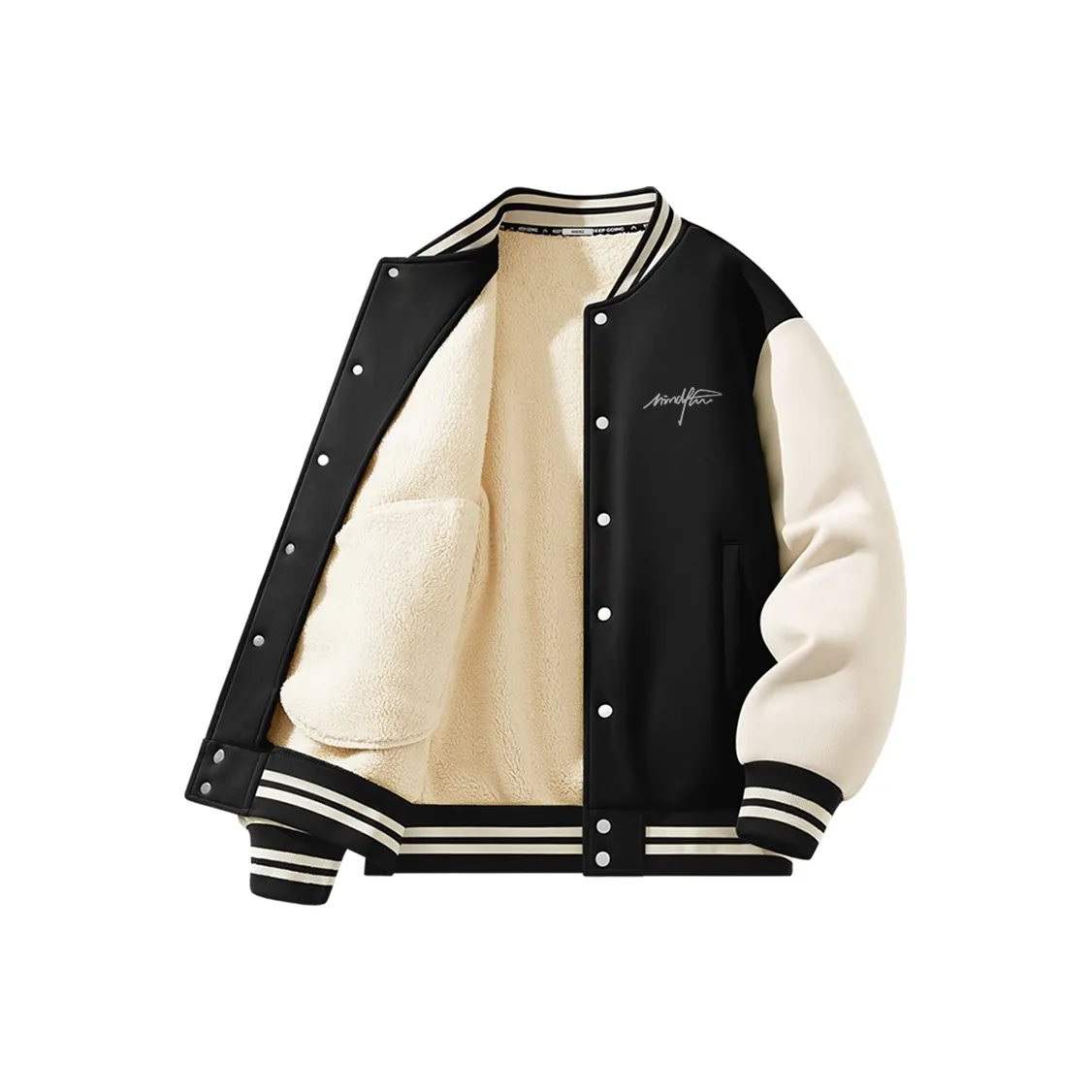 Miniso Осенне-зимняя бейсбольная куртка унисекс