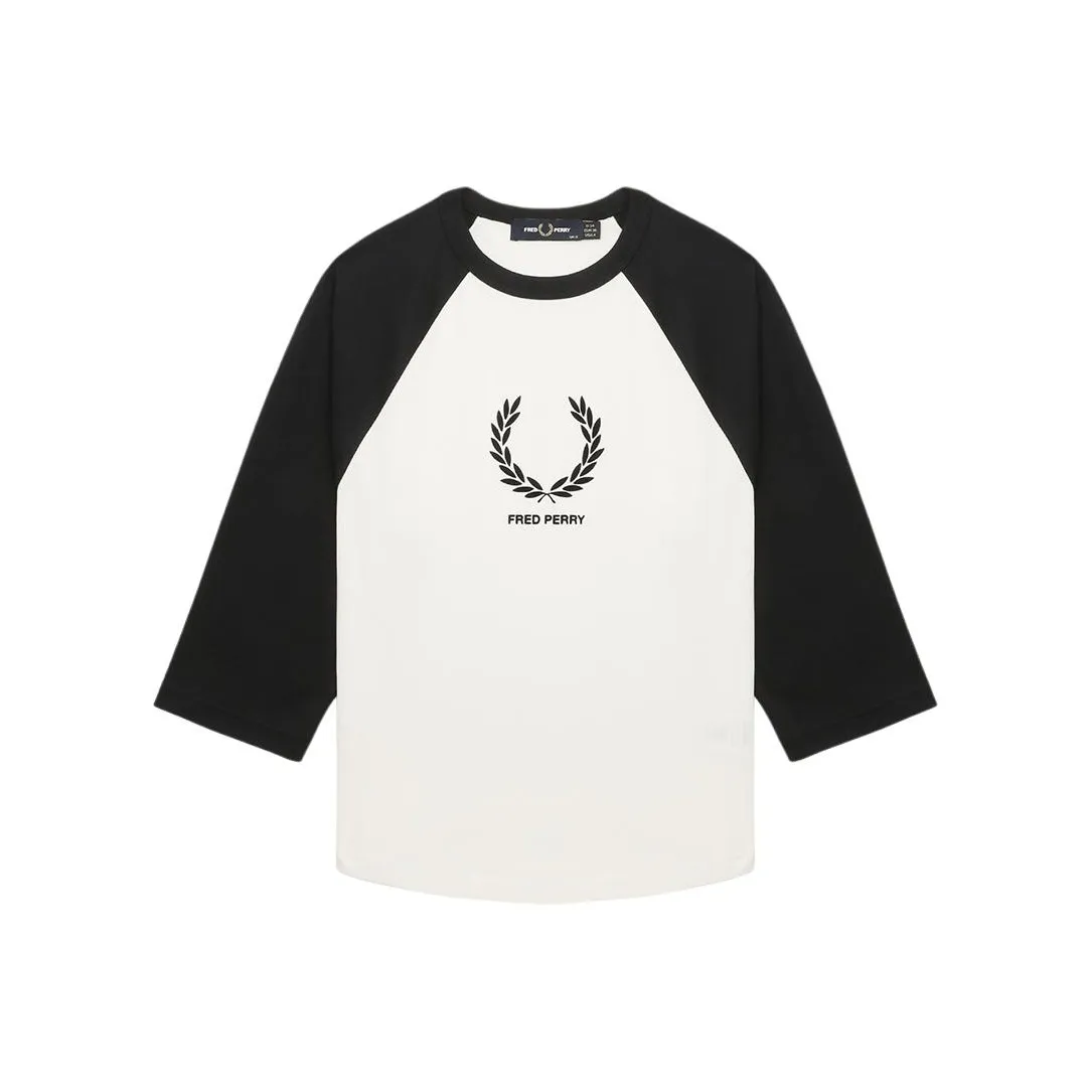 FRED PERRY Белый WHX Женские T-рубашки