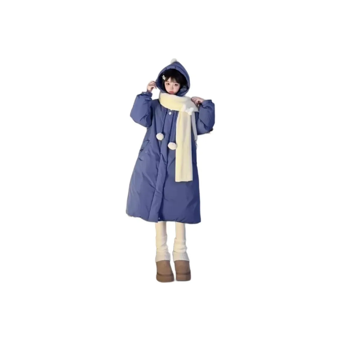 GOSO Королевский синий Женские пуховики